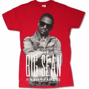 Big Sean Finally Famous Red Tour Shirt